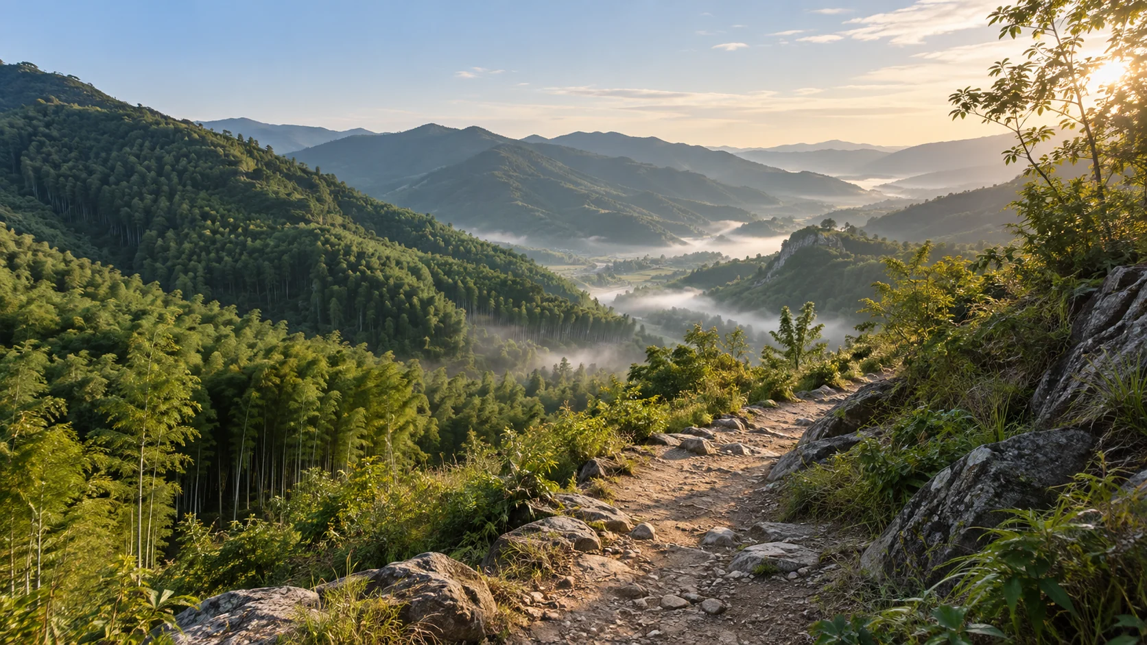 Anji Shanchuan Two-mountains national mountainous-outdoor adventure series · 山野风景意象