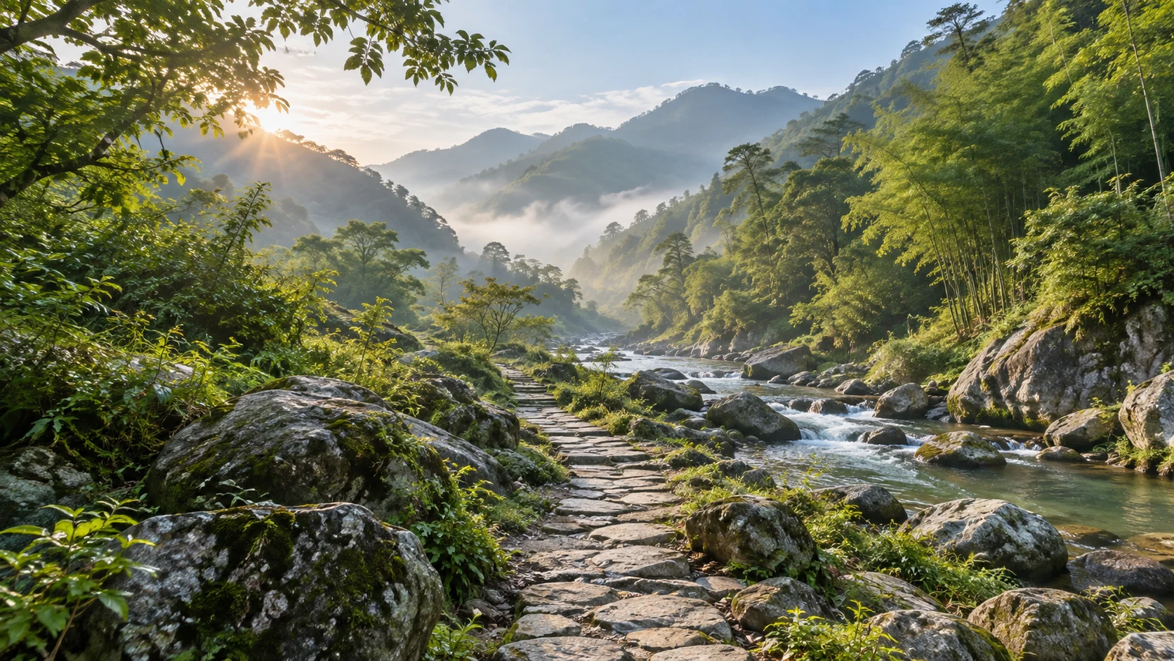 桐庐山谷古道 · 赛事区域意象