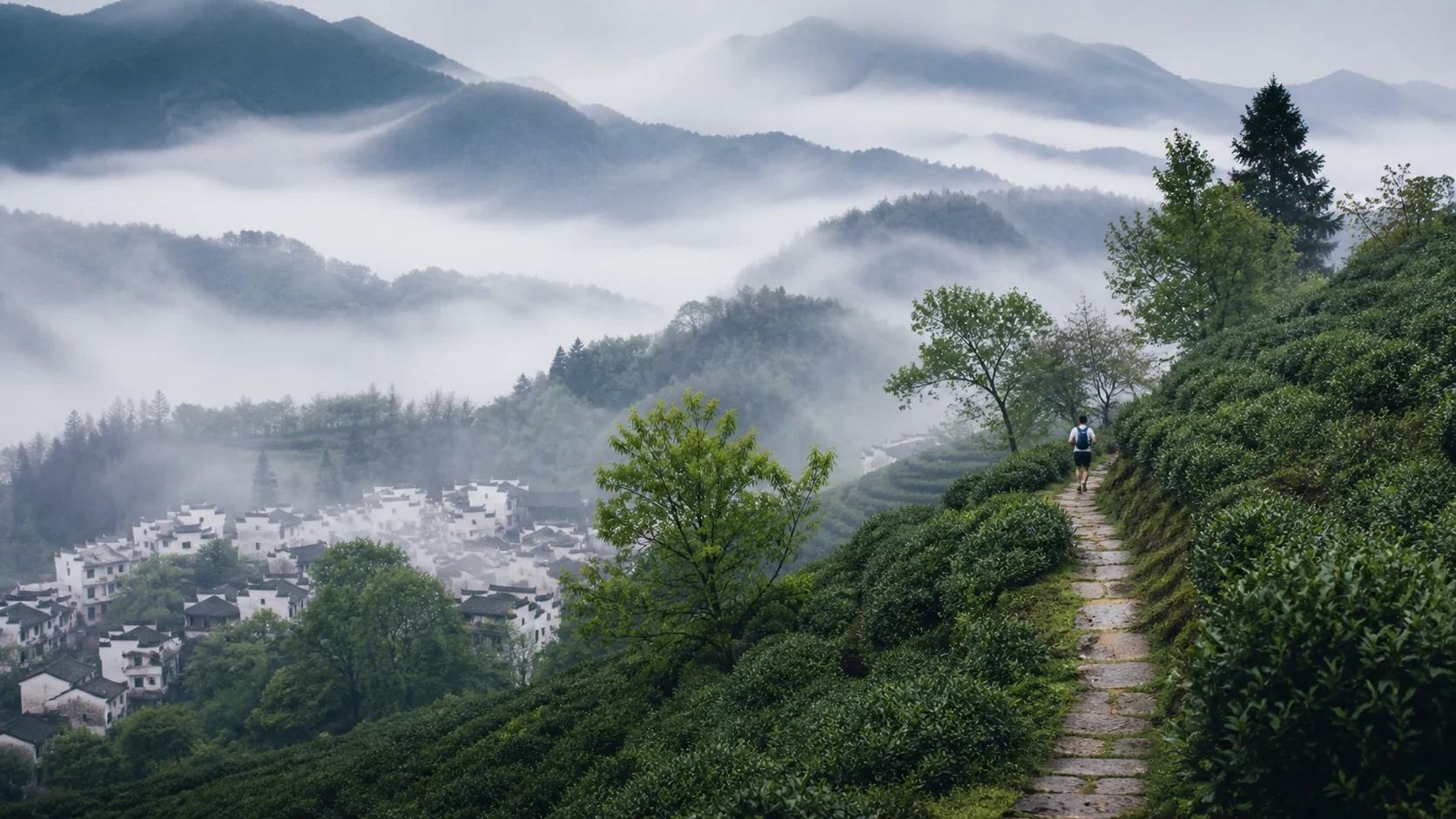 徽州古村山径